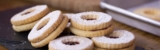 Maïsmeel Frambozen Linzer Koekjes